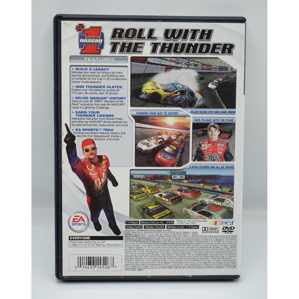 NASCAR Thunder 2003 Sony PlayStation 2 PS2 CIB - Picture 2 of 4